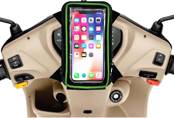 Rasmika Universal Waterproof Mobile Holder / Pouch-Bag for All Scooter Scooty Bike (S1E) Bike Mobile Holder