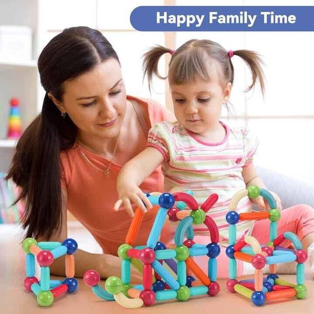 DevDarsh Magnetic Sticks Building Blocks For Kids (25pcs)