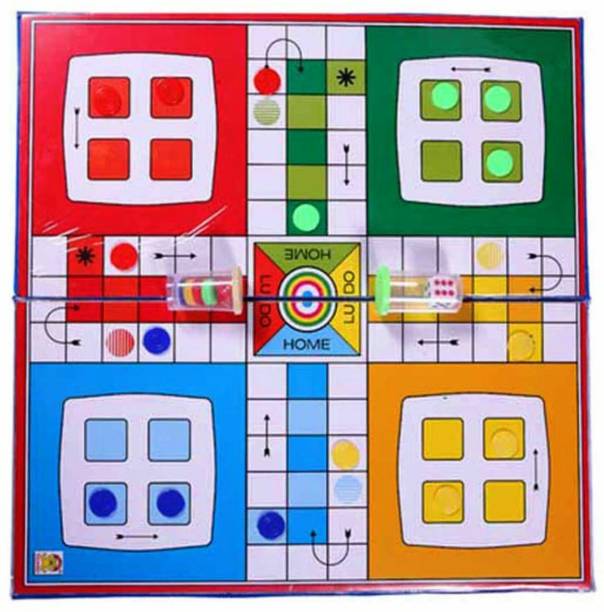 Gift Collection 2 in 1 Board Games Ludo & Snake And Ladders Strategy & War Games Board Game