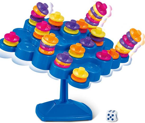 BHVMEY Early Education Game – Topple Stacking Set Educational Board Games