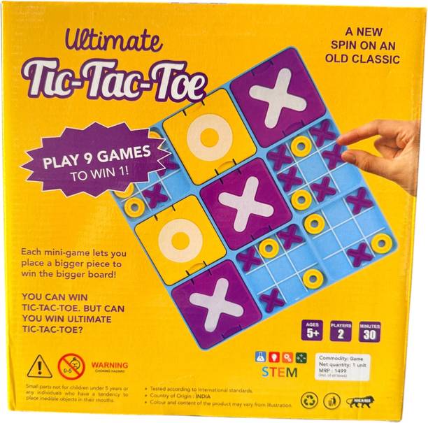 BHVMEY XO Board Game for Concentration Development Educational Board Games