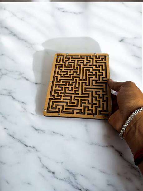 Ruffo Wooden Indoor Maze Puzzle Game for Playroom and Classroom Educational Board Games