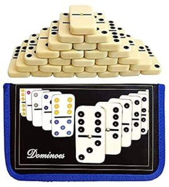 NVF TOYS Domino Tile Board Game |28 Pcs Dominoes Set with Educationa Game|PACK OF 1 Board Game Accessories