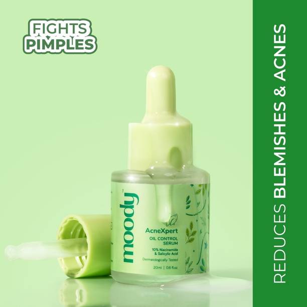 MOODY AcneXpert 10% Niacinamide Oil Control & Acne Correct Serum, Azelaic & Salicylic