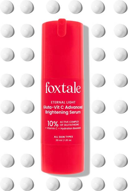 Foxtale 10% Vitamin C + Glutathione Brightening Serum | Brighter Skin in 3 Days