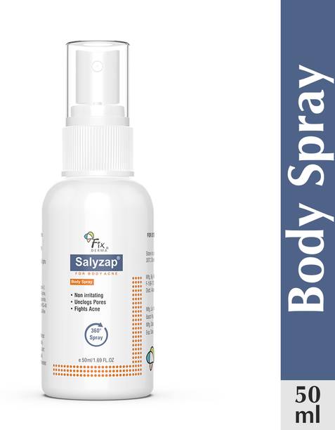 Fixderma 2% Salicylic Acid Salyzap Body Acne Spray For Acne on Back, Shoulders & Chest