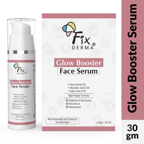 Fixderma 5% Niacinamide Serum, Glow Booster Face Serum for Skin Brightening - Men & Women