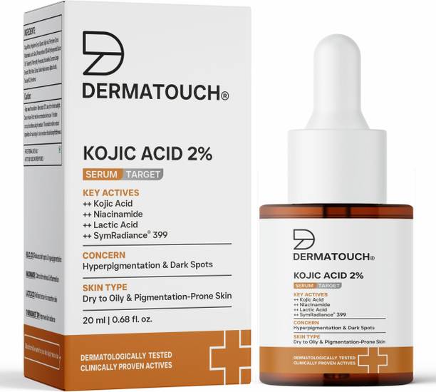 Dermatouch Kojic Acid 2% Face Serum for- Hyperpigmentaion & Dark Spots for Dry to Oily & Pigmentation-Prone Skin