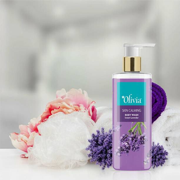 Olivia Skin Calming Body Wash with Sweet Lavender