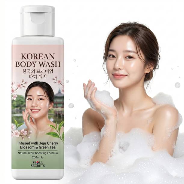 ONEAL Korean Body Wash Camellia Essence Niacinamide Fermented Rice Water Glow Boosting