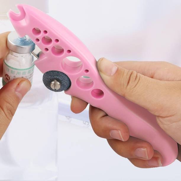 voldot Doctors Glass Bottle Cutter, Ampule Breaker, Suitable for Home Bottle Opener Ampule Cutter with 5 Replaceable Grinding Wheels Bottle Opener