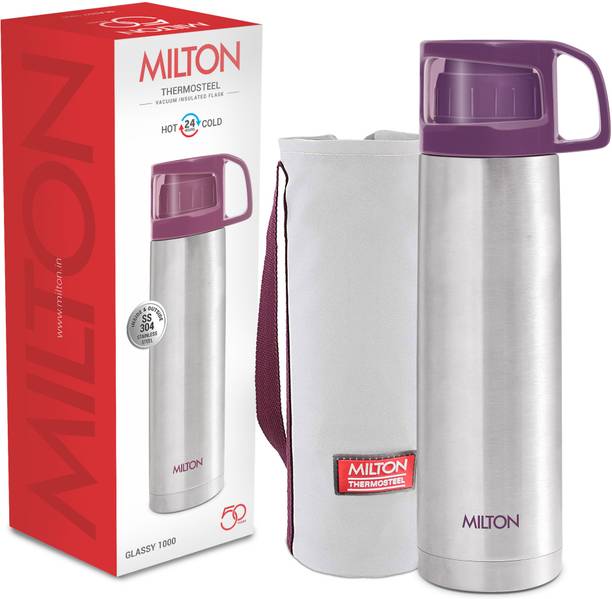MILTON Glassy 1000 ml Stainless Steel Flask