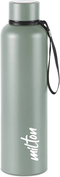 MILTON Aura 1000 Thermosteel Water Bottle, ISI Certified, 24 Hr Hot and Cold 1000 ml