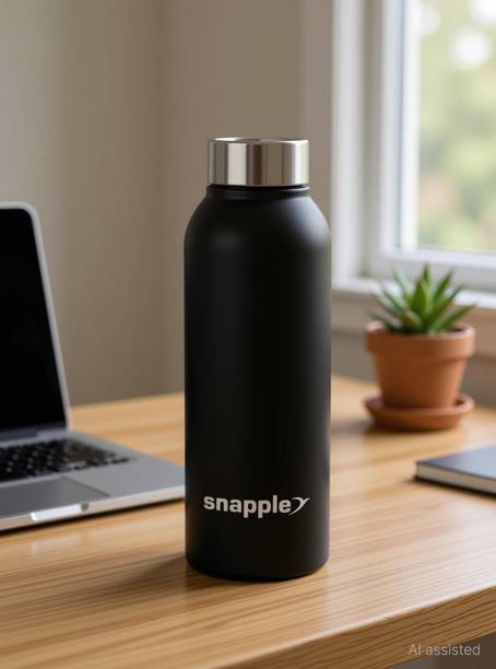 Snapple MIST Stainless Steel Water Bottle Single Wall ISI Certified 1000 ml Stainless Steel Bottle