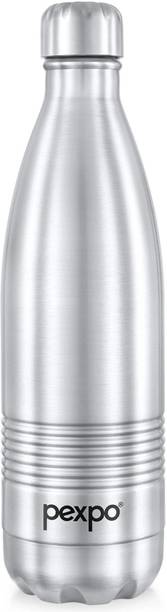 pexpo Echo Delux 1000, Hot & Cold ISI Certified Insulated Thermosteel Water Bottle 980 ml Steel Flask