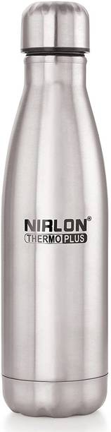 NIRLON SS Double Walled Plain, Thermosteel 24 Hours Hot and Cold Water 500 ml