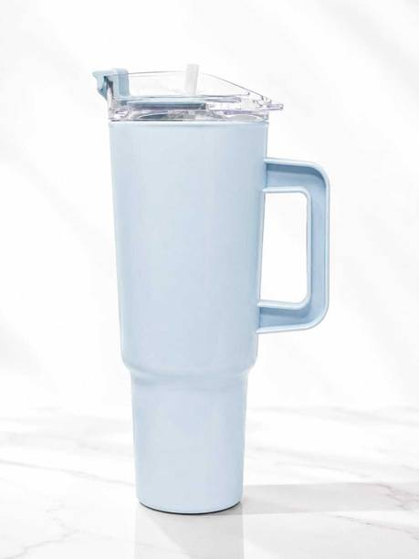 Flyvill Water Tumbler with Straw & Handle 1800 ml Plastic Sipper