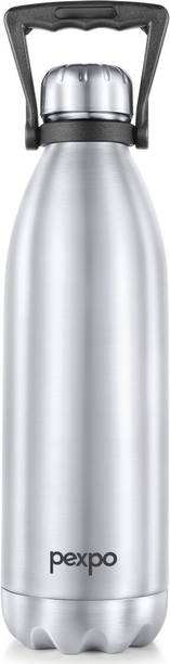 pexpo Echo 1800, Hot and Cold thermosteel Water Bottle With Carry Handle 1750 ml Steel Flask