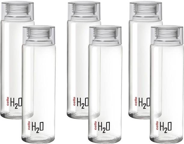 cello H2O 1000 Fridge Water with Plastic Cap | Light weight | Leak proof 920 ml