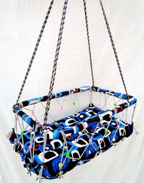 Kids Town Baby Sleeping Jhula 0-1 Years Swing for Kids Baby Handmade Hanging Jhula Swings