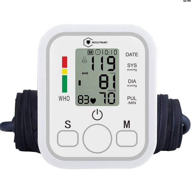 Accutrust bp-190 One Touch Digital BP Monitor | Accurate & Easy to Use Bp Monitor