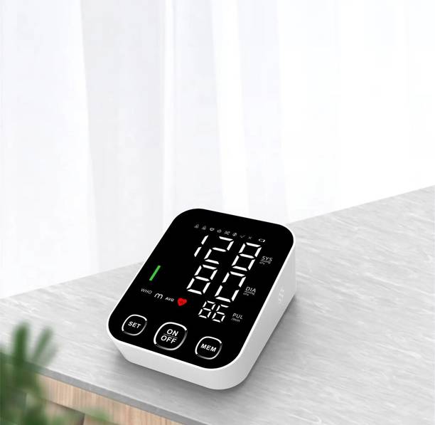 HEALBIRD [RECHARGEABLE] Fully Automatic BP Monitor | Voice Broadcast , Big Display,Fast & Accurate Readings [No need to install batteries] Bp Monitor