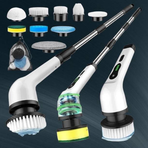 Heneric enterprise Electric Spin Scrubber for Grout and Tile Cleaning Plastic Dry Brush