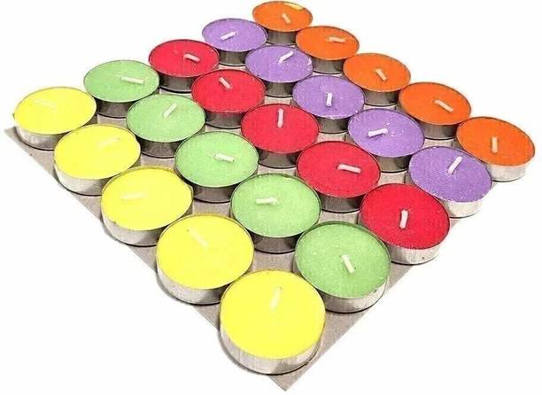 pleasing forest AN_(A_527)_Tealight_Multicolor_Pack Of -25 Candle