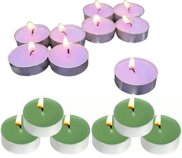 Floryn décor Lavender & LemonGrass Scented Tea light Candles | Scented Candles for Home Decor Candle