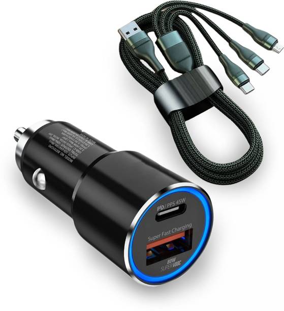 Coracao 125 W Qualcomm Certified Turbo Car Charger