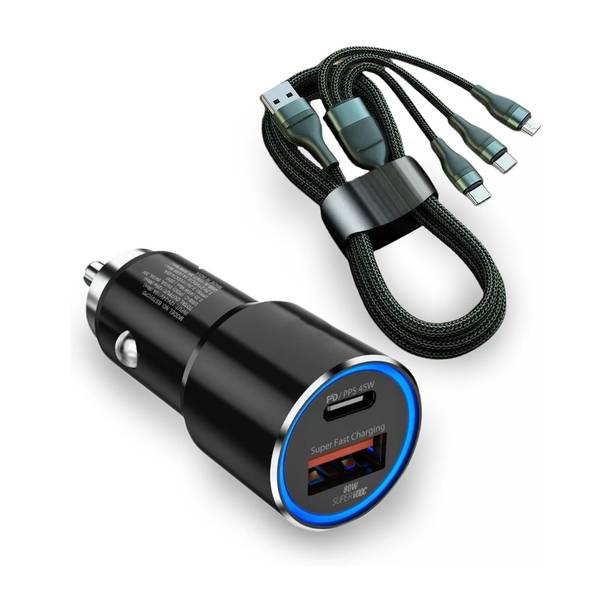 Coracao 125 W Qualcomm Certified Turbo Car Charger