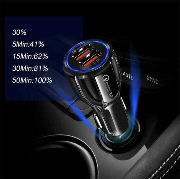 WRENS 15.5 W Qualcomm 3.0 Turbo Car Charger