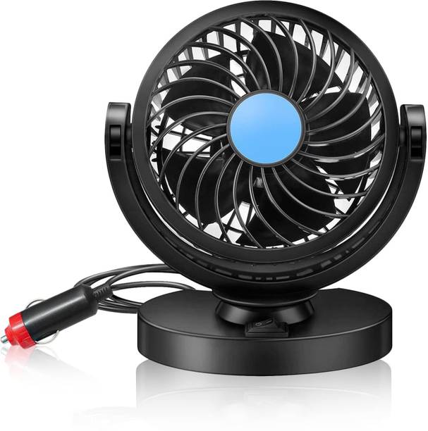 Motopex 12V DC Electric Car Single Head Fan for Dashboard MT02 Car Interior Fan