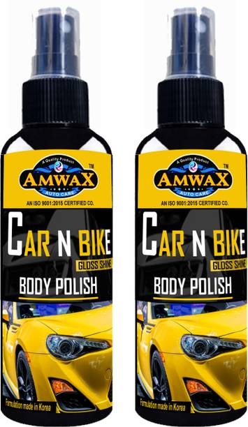 amwax Liquid Car Polish for Exterior, Metal Parts, Bumper