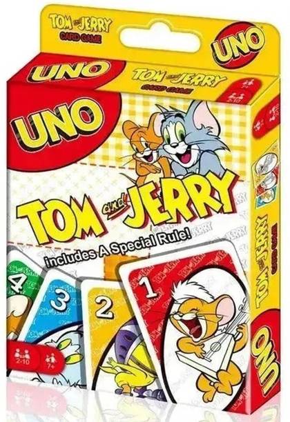 Occel UNO TOM & JERRY Cards Game Play with Family and Friends and Ideal for Parties_