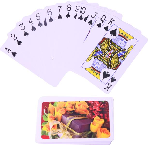 DEALbindaas Black Box Premium Plastic Playing Cards with Case, Waterproof, Bridge Size Cards