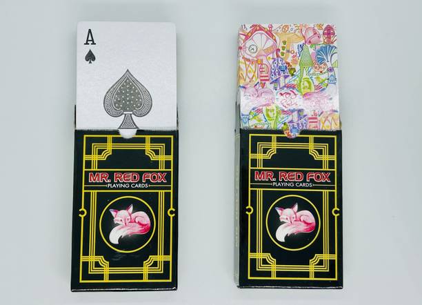wizerdy MR. REDFOX Mark Card Deck Magic Trick (Set of 2 Packs)