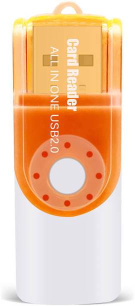 Kelso 4-in-1 Multi Card Reader USB 2.0 for SD, Micro SD (TF), MMC & Memory Stick Card Reader