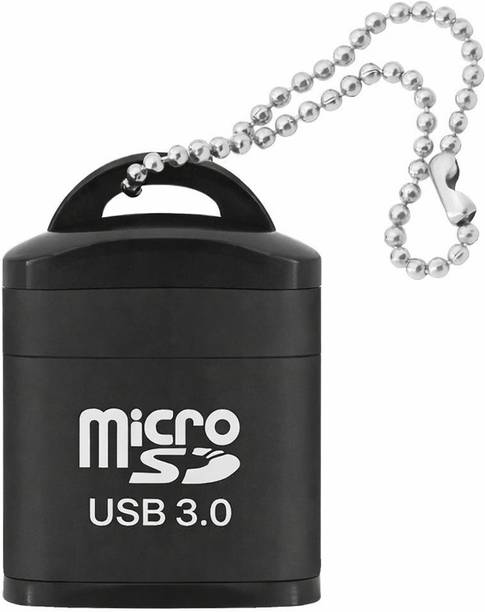 Kelso USB 3.0 Micro SD / TF Metal Body with LED Indicator and Keychain Design Card Reader
