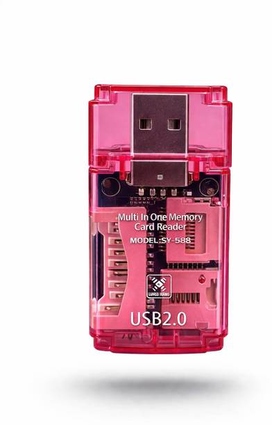 Kelso USB 2.0 16-in-1 Multi Card Reader for SD, Micro SD (TF), MMC & Memory Stick Card Reader