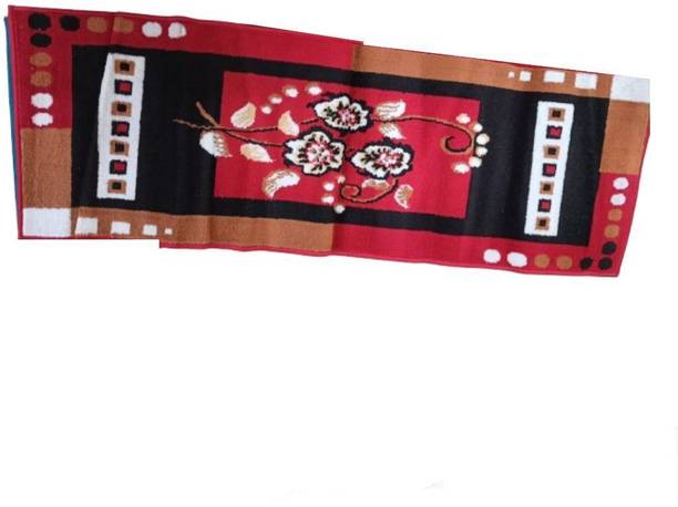ZEB Brown, Red, Black Cotton Runner