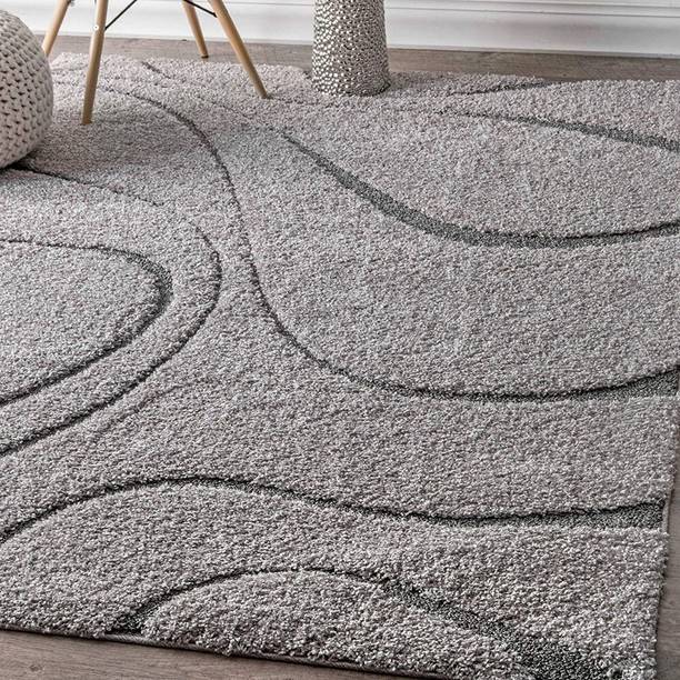 AnwarCarpet 8 ft  X 5 ft Polyester Carpet