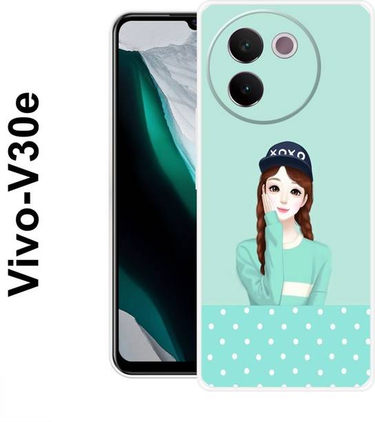 MASURA Back Cover for Vivo V30e 5G, Anime, Cute, Girl, Funky, Lovely, 157