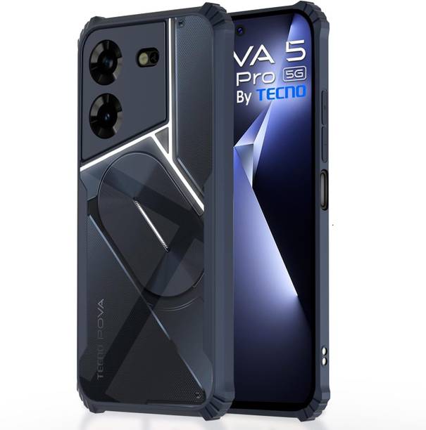 Foncase Back Cover for Tecno Pova 5 Pro 5G, Tecno Pova 5 Back Cover
