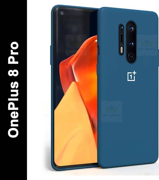 Big Wings Back Cover for ONEPLUS 8 PRO (Blue, Shock Proof, Silico