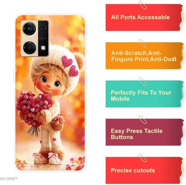 KnCraft Back Cover for Oppo F21 Pro 4G ( Camera Bump Protection, Shock Proof Cover)