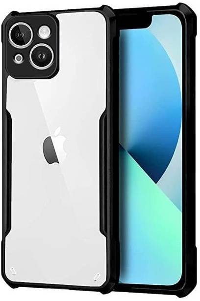 S-Softline Back Cover for Apple iphone 13 Mini, Transparent PC Back TPU