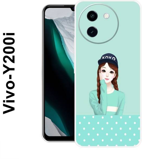 MASURA Back Cover for Vivo Y200i, Anime, Cute, Girl, Funky, Lovely, 157