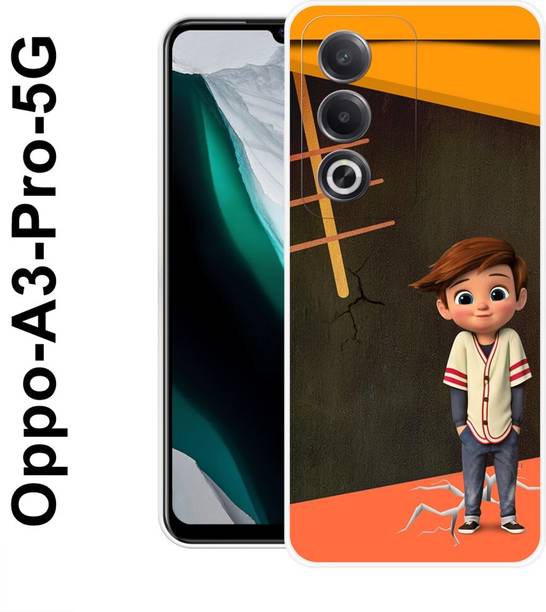 MASURA Back Cover for OPPO A3 Pro 5G, Funky, Boy, Cartoon, Anime, Design, 404