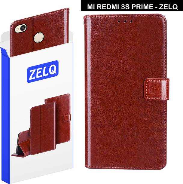Zelq Flip Cover for Mi Redmi 3S Prime